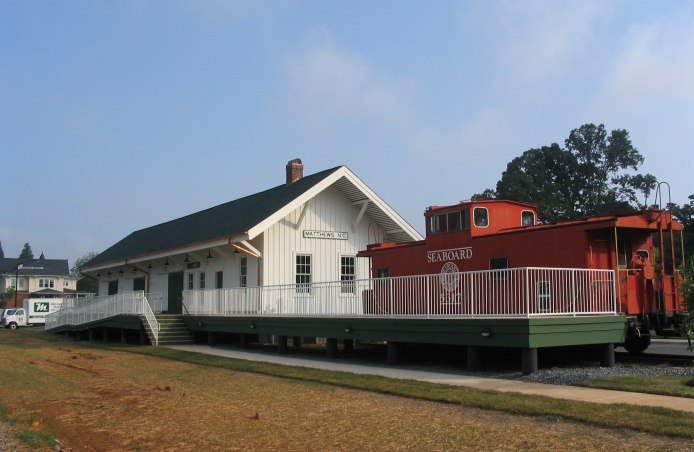 Award Winning Matthews Train Station Historical Restoration and Commercial Renovation